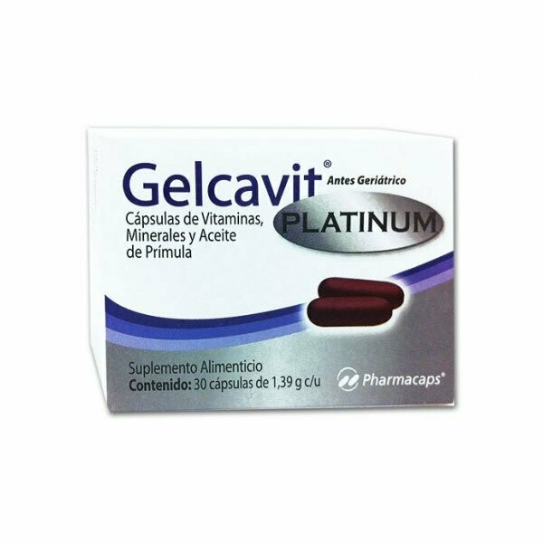 Gelcavit Platinum oral 30 cápsulas