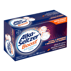 Alka-seltzer Boost oral 10 Tabletas efervescentes