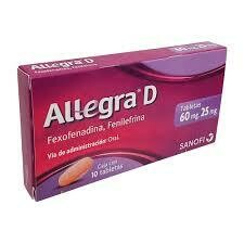 Allegra D oral 10 Tabletas