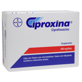 Ciproxina 250mg Suspensión
