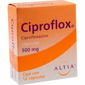 Ciproflox 500mg oral 12 Cápsulas