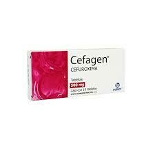 Cefagen 500mg oral 10 tabletas