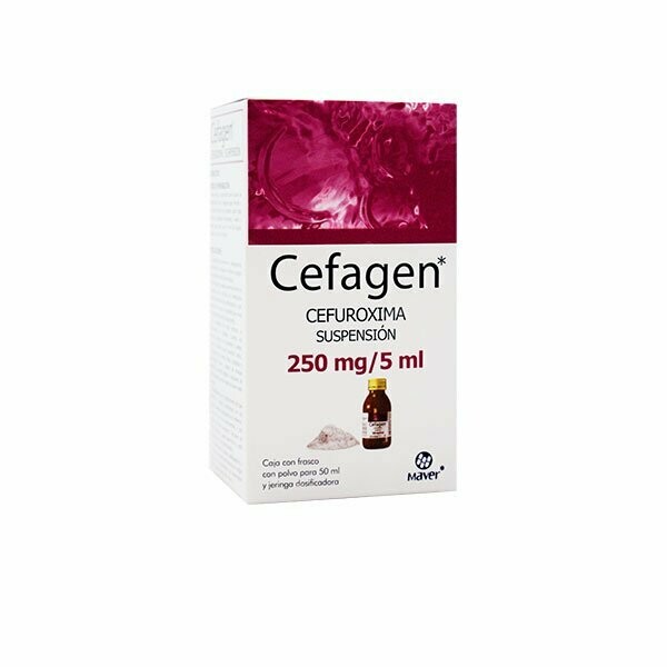 Cefagen 250mg Suspensión oral 50mL