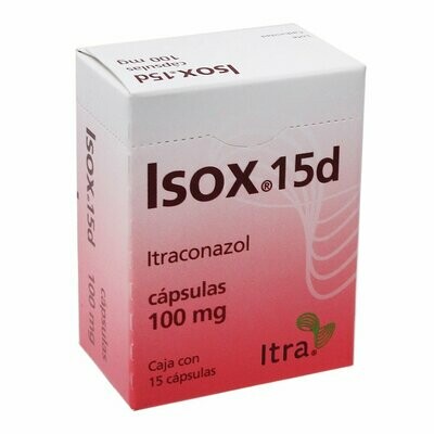 Isox 15d Oral 100mg 15 Cápsulas