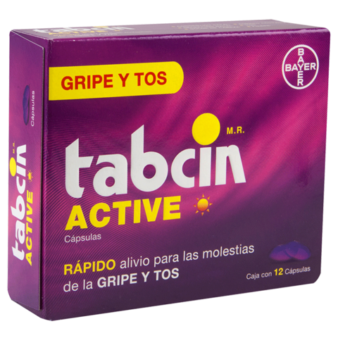 Tabcin Active oral 12 Cápsulas Tabcin Active oral 12 Cápsulas