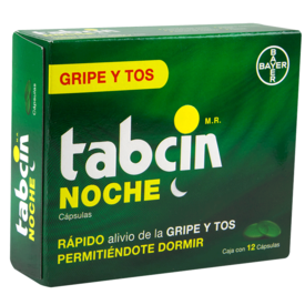Tabcin Noche oral 12 Cápsulas Tabcin Noche oral 12 Cápsulas