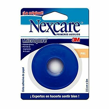 Micropore 2.50cm X 5m Piel Nexcare Micropore 2.50cm X 5m Piel Nexcare