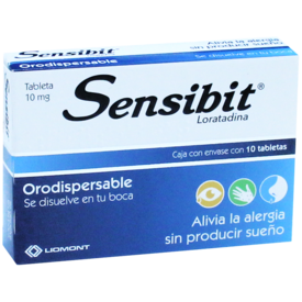 Sensibit Orodispersables 5mg caja con 10 Tabletas Sensibit Orodispersables 5mg caja con 10 Tabletas