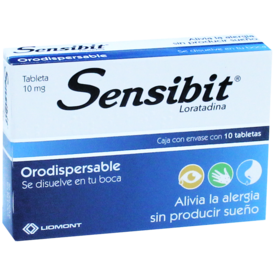 Sensibit Orodispersables 5mg caja con 10 Tabletas