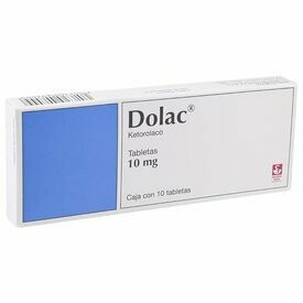 Dolac 10mg caja con 10 Tabletas