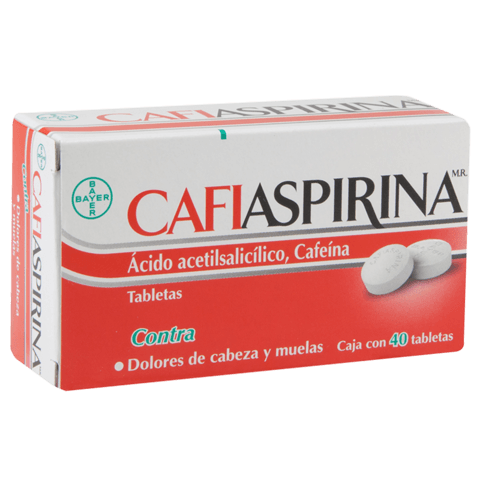 Cafiaspirina Oral 40 Tabletas