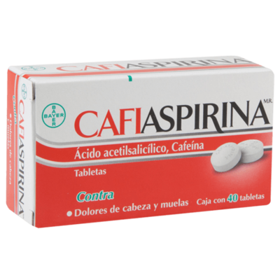 Cafiaspirina Oral 40 Tabletas