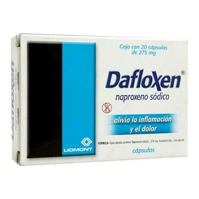 Dafloxen Oral 275mg 20 Tabletas