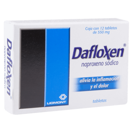 Dafloxen Oral 550mg 12 Tabletas