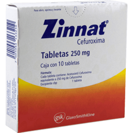 Zinnat 250mg oral 10 Tabletas Zinnat 250mg oral 10 Tabletas