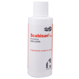 Scabisan Plus Emulsion Frasco con 120mL Scabisan Plus Emulsion Frasco con 120mL