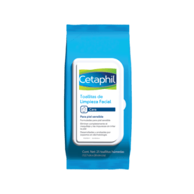 Cetaphil Toallitas Limpieza Facial 25 piezas