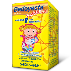 Bedoyecta Pediátrica oral 30 Tabletas