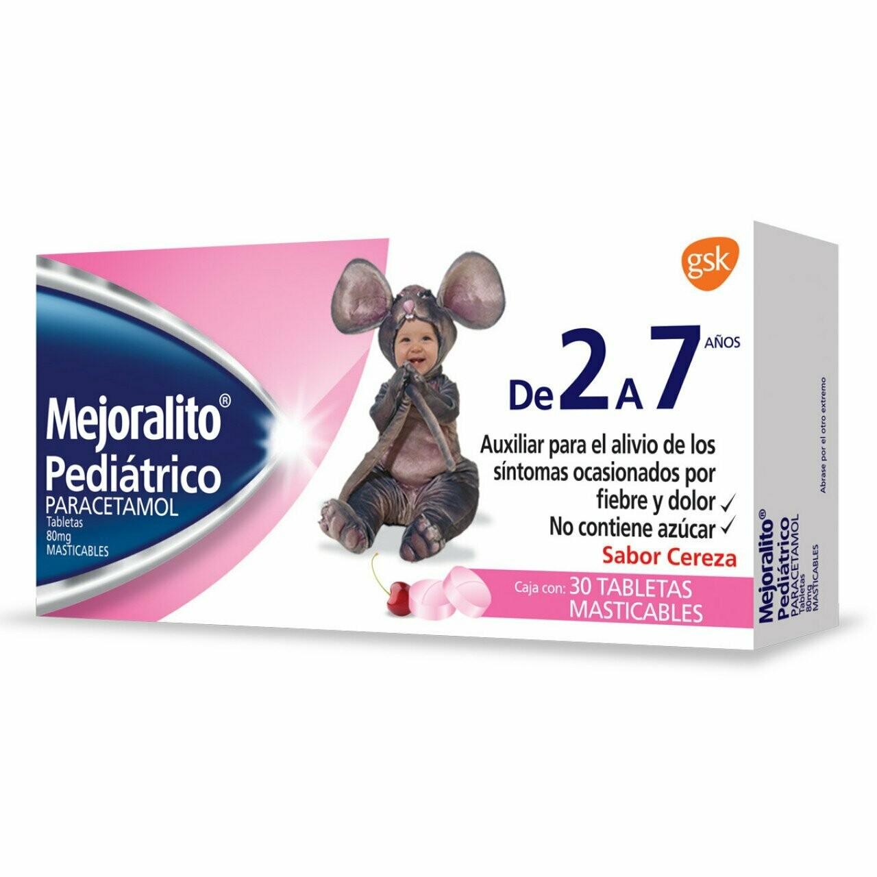 Mejoralito Pediátrico Oral Tabletas Masticables 30 Tablebas
