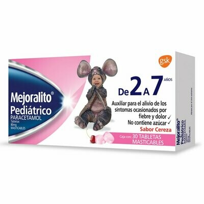Mejoralito Pediátrico Oral Tabletas Masticables 30 Tablebas Mejoralito Pediátrico Oral Tabletas Masticables 30 Tablebas