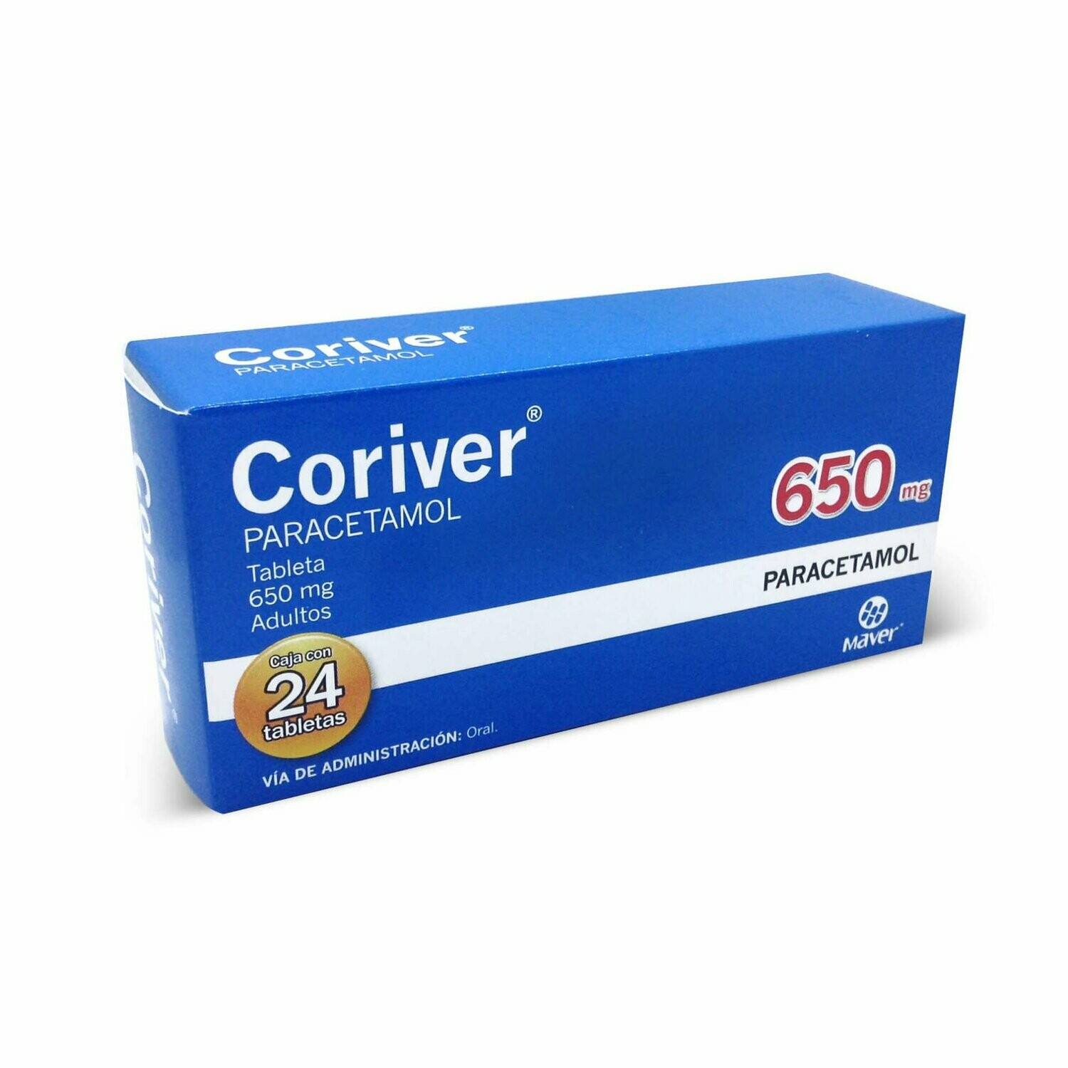 Coriver 650mg Tabletas