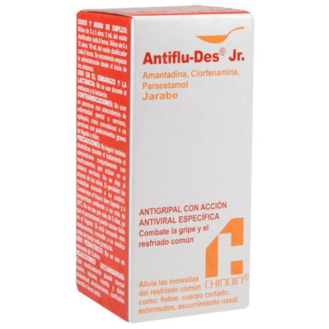 Antiflu-Des Jr Jarabe oral 60mL Antiflu-Des Jr Jarabe oral 60mL