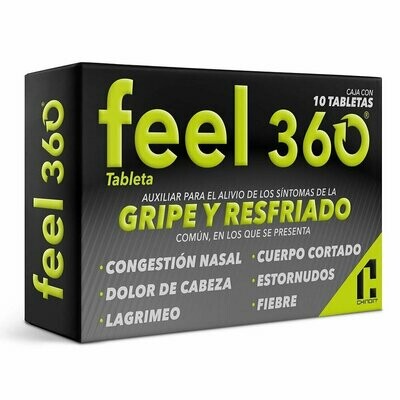 Feel 360 Oral 10 Tabletas
