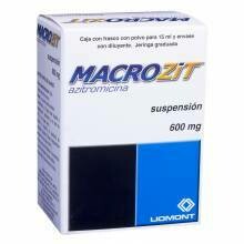 Macrozit 600mg Suspensión oral 15mL
