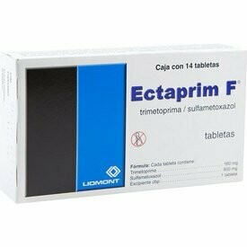 Ectaprim F 160/800mg oral 14 tabletas Ectaprim F 160/800mg oral 14 tabletas