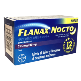 Flanax Nocto Oral 20 comprimidos