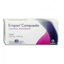 Erispan Compuesto oral 10 Tabletas Erispan Compuesto oral 10 Tabletas