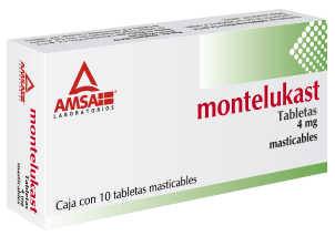 Montelukast 4mg Oral 10 Tabletas Masticables