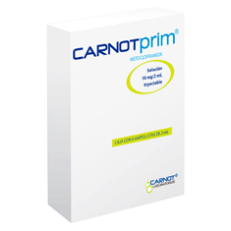 Carnotprim 100mg solucion inyectable caja con 3 ampolletas