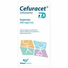 Cefuracet 7D 250mg Suspensión oral 70mL
