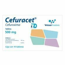 Cefuracet 7D 500mg oral 14 Tabletas