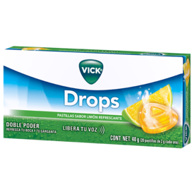 Vick Pastillas Limon caja con 20 piezas