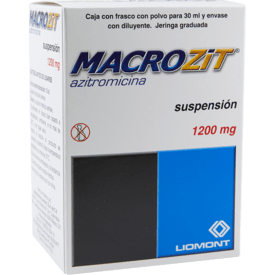Macrozit 1200mg oral Suspensión 30mL