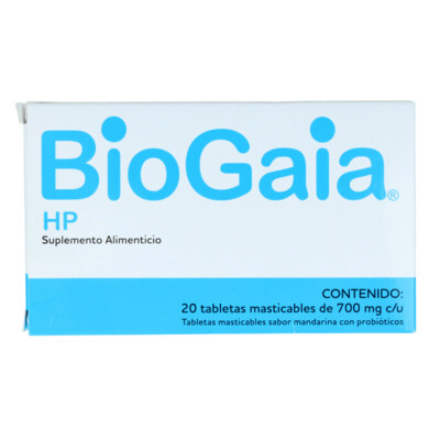 Biogaia HP Oral 20 Tabletas Masticables