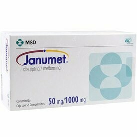 Janumet 50/1000mg Oral 56 comprimidos