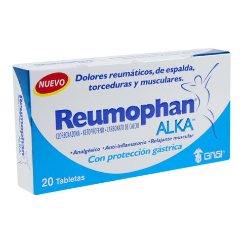 Reumophan Alka oral 20 Tabletas