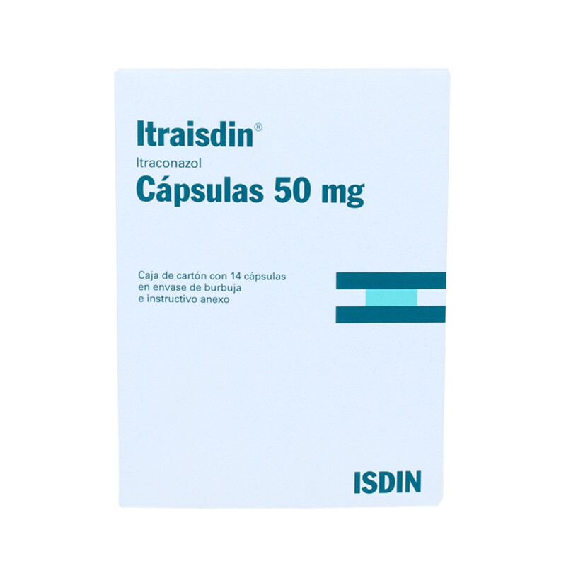 Itraisdin 50mg Oral 14 Cápsulas