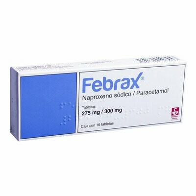 Febrax oral 15 Tabletas