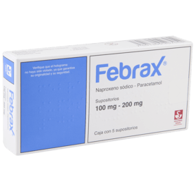 Febrax Rectal 5 Supositorios