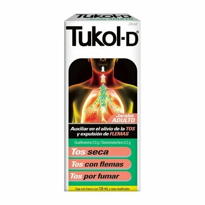 Tukol-D Jarabe oral Adulto 120mL Tukol-D Jarabe oral Adulto 120mL