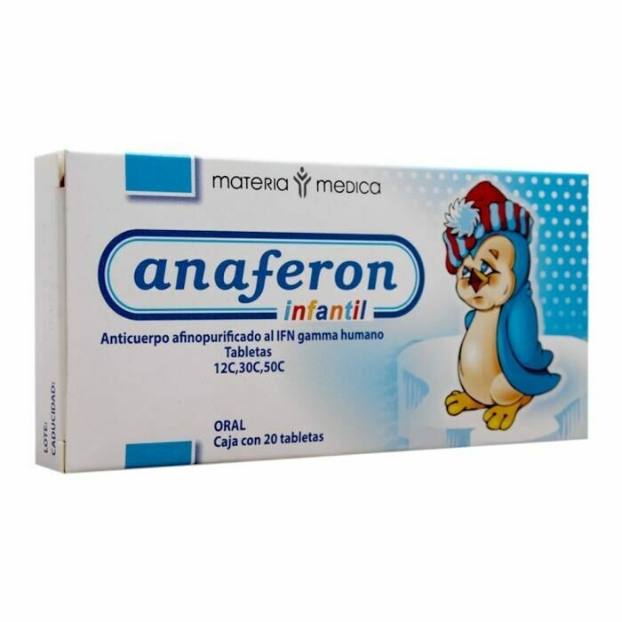 Anaferon infantil oral 20 Tabletas