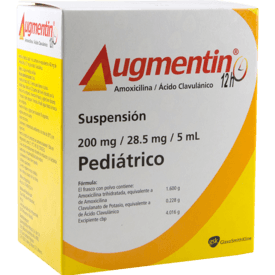 Augmentin 12h 200mg Suspensión