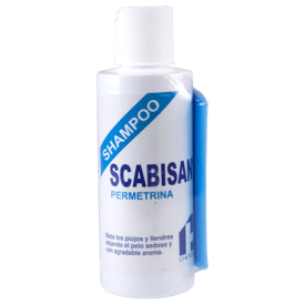 Scabisan Shampoo Solución Cutánea 100mL y peine Scabisan Shampoo Solución Cutánea 100mL y peine