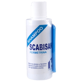 Scabisan Shampoo Solución Cutánea 100mL y peine