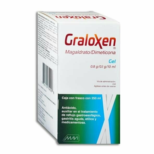 Graloxen Gel Oral 250mL Graloxen Gel Oral 250mL