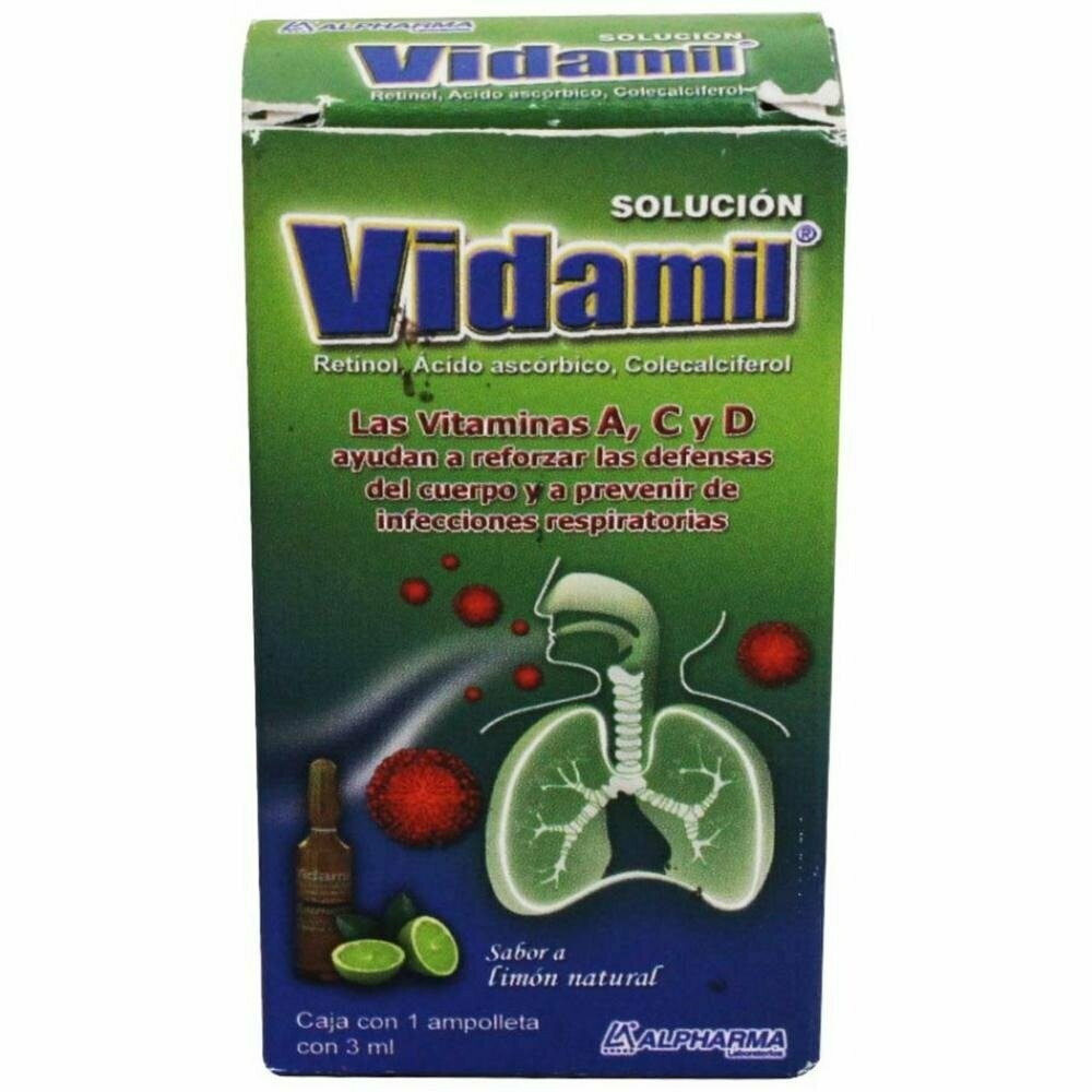 Vidamil oral 1 Ampolleta